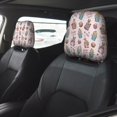thumbnail image 2 of Uemuo Hello Easter Printed 2 PCS Car All-Inclusive Headrest Cover, Headrest Protector, Soft Elastic Breathable Seat Headrest Anti-Dirty Cover Headrest Cover Protector, 2 of 6