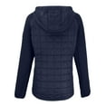 thumbnail image 3 of Women's Cutter & Buck  Navy Buffalo Bills Rainier Primaloft Eco Full-Zip Hybrid Jacket, 3 of 3