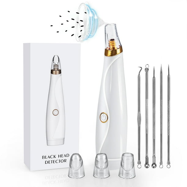 Blackhead Remover Pore Vacuum Pimple Extractor with Curved Acne Removal