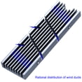 thumbnail image 3 of Aluminum M.2 Hard Disk Heat Sinks With Thermal Pad NVME NGFF 2280 M.2 Hard Disk Radiator for Desktop M.2 SSD Cooler GRAY, 3 of 6