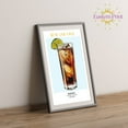thumbnail image 4 of Eastern Print Rum and Coke Cocktail Poster Art, Bar Cart Liquor Poster, Bar Art, Drinks Art Home Decor For Bar, Pub, Kitchen, Club, Cocktail Prints, Bar Posters (UNFRAMED) 8x12, 16x24, 4 of 4