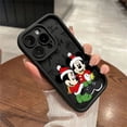 thumbnail image 3 of Funda de teléfono para iPhone 16, 15, 14, 13, 12 Mini, 11 Pro Max, 16 Plus, X, 15Pro, Mickey, Minnie Mouse, Navidad, cubierta a prueba de golpes, 3 of 5