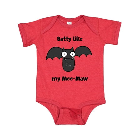 

Inktastic Batty Like My Mee-Maw Gift Baby Boy or Baby Girl Bodysuit