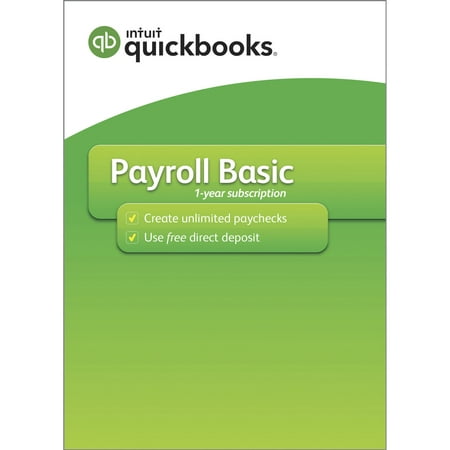 Intuit QuickBooks Payroll Basic 2019 (Email