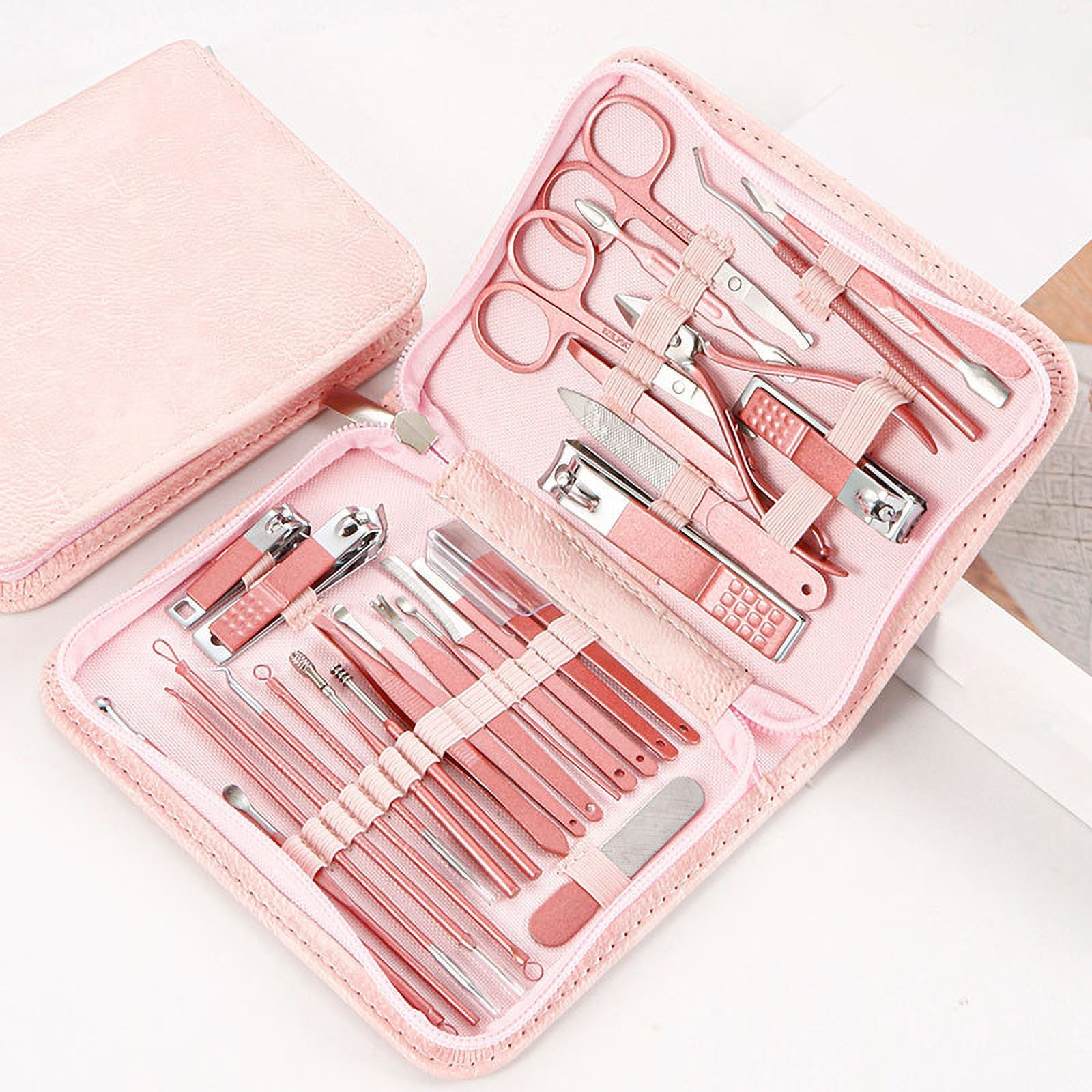 Kit De Manucure Et Pédicure Professionnel - Acier Inoxydable - Vert - Neuf