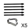 thumbnail image 1 of Puntas De Repuesto Para Lápiz óptico 5xS-Pen Para Tab S6 S7 S7+ Para Note 10 20 Negro, 1 of 8