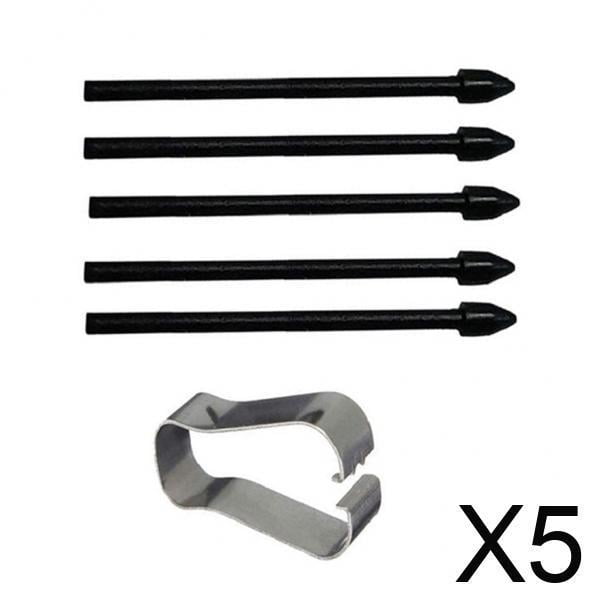 Puntas De Repuesto Para Lápiz óptico 5xS-Pen Para Tab S6 S7 S7+ Para Note 10 20 Negro