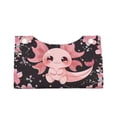 thumbnail image 2 of Pofeuu Chibi Axolotl Sakura Fantasy Print Tissue Box Cover, Modern Decorative PU Leather Rectangular Tissue Box Case Organizer Holder for Vanity Countertop, Night Stands, Livingroom, 2 of 7