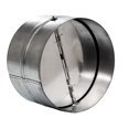 thumbnail image 1 of Vent Systems 6'' Inch Backdraft Damper - Backflow Shutter - Heavy-Duty Inline Springs Loaded - One-Way Airflow Ducting Insert - Inline Fan Vent Deflector, 1 of 4