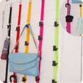 thumbnail image 3 of Door Straps Hanger Hanging Hat Clothes Organizer Cap Rack Holder Over Door Straps 8 Hook Home Organizer, 3 of 9