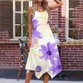 thumbnail image 2 of Ladies Summer Tops Impreso sin Mangas Cuello Redondo Vestido Casual para Uso Diario Y Casual, 2 of 6