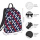 thumbnail image 2 of Disketp Patriotic Star Mochila Ligera e Impermeable, Mochila de Día Resistente para Viajes, Senderismo y Uso Diario para Hombre y Mujer, 2 of 7