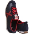 thumbnail image 4 of Munich Osaka 441 Men's Lace Up Leather Retro Inspired Slim Trainers In Navy Size 8.5, 4 of 6