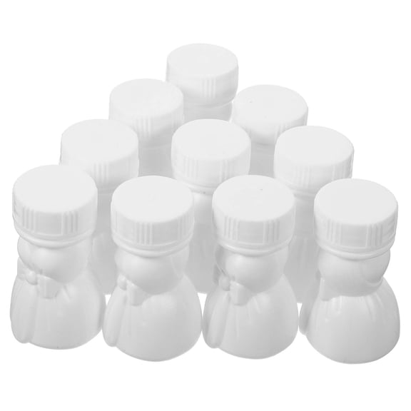 OUNONA 10pcs Wedding Bubble Bottles Set, Decorative Bubble Bottles for Wedding Favors and Party Decorations