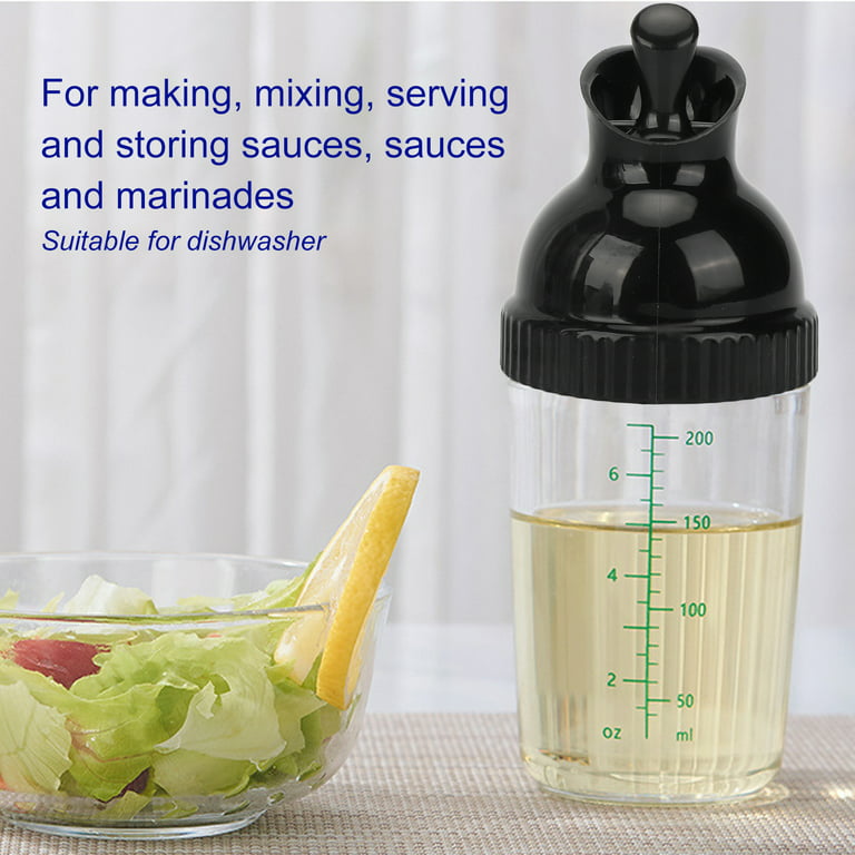 Salad Dressing Shaker, Clear Leak Proof Little Salad Dressing
