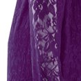 thumbnail image 5 of Vedolay Floral Maternity Dress Women's Swiss Dot Maternity Dress V Neck Summer Spaghetti Strap Chiffon Dress High Low Flowy Dresses,Purple L, 5 of 5