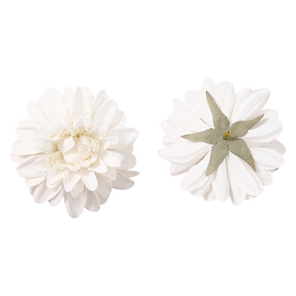 Artificial Flower Heads for DIY Crafts Fake Silk Flowers for Hat Clothing Wedding Wall Decor Photo Props Home Decoration (1 Pc)