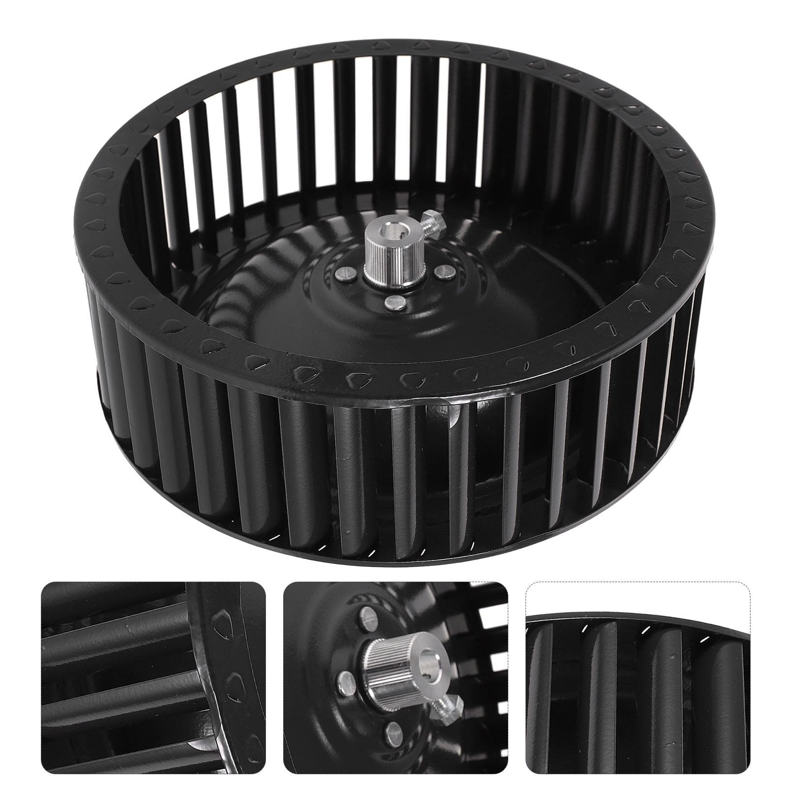 LOLIPPYY Simple Installation Range Hood Wind Wheel Motor Accessory Black for Kitchen
