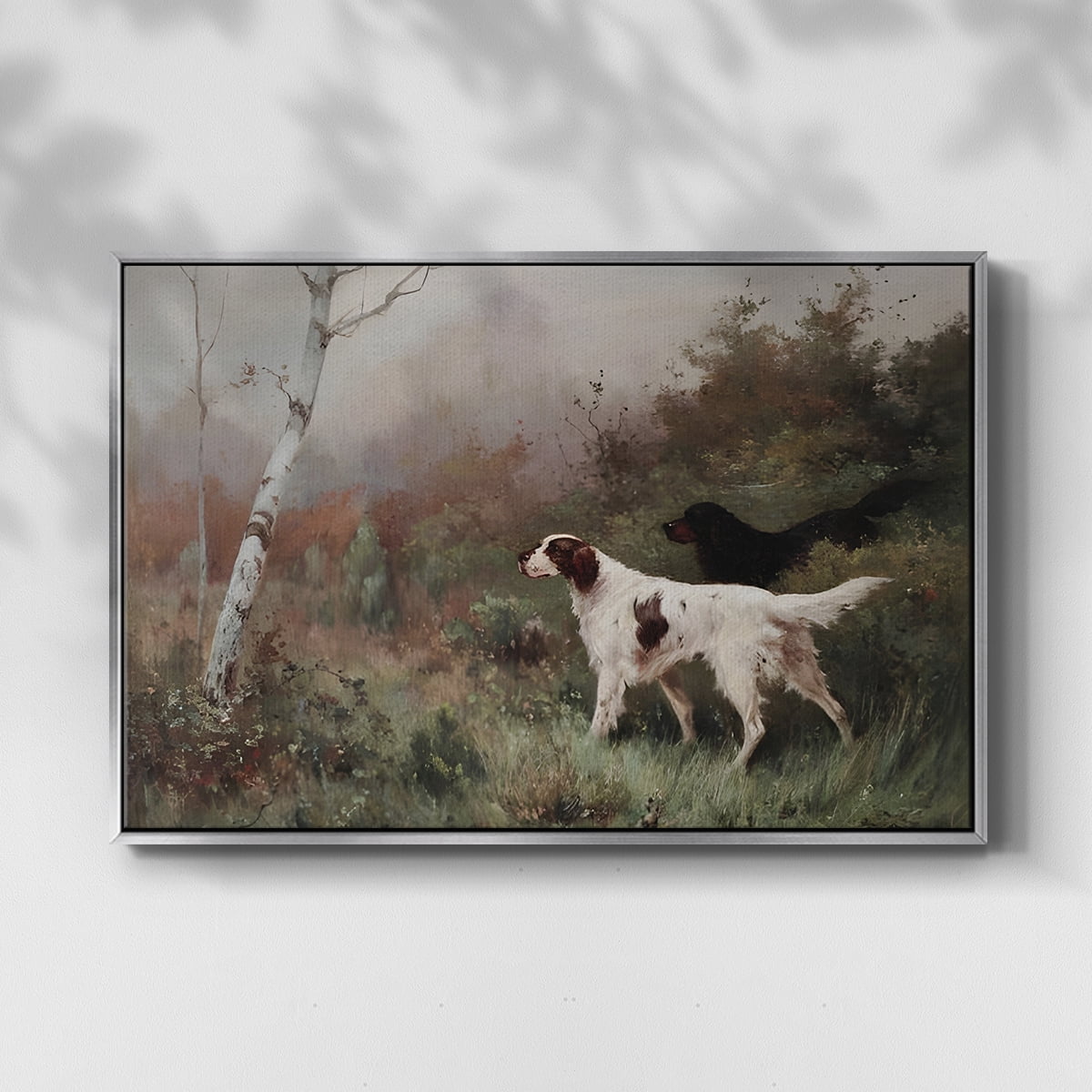 Vintage Landscape-CCLIX By Wexford Home Framed in Silver Wood Gallery Wrapped Canvas 17 in. x 25 in.