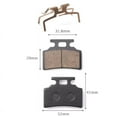 thumbnail image 1 of Motorcycle Brakes Front Rear Disc Brake Pads Shoes with Separation Spring for GY6 50cc 125cc CBX  Scooter Moped, 1 of 3