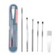 thumbnail image 5 of Vogacara 6 Pieces/Set Stainless Steel Earwax Remover Brush Bedroom Portable with Earpick Pick Ear Travel Cleaning House Handled Indoor Type3 NO3, 5 of 6