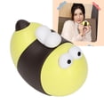 thumbnail image 1 of Mini Hand Warmer, Bee Style 1800Ah Battery 2 Temp Modes Plastic Cement USB Rechargeable Hand Warmer  for Home Yellow, 1 of 7
