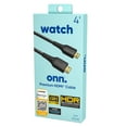 thumbnail image 5 of onn 4' Premium HDMI Cable, Black, 5 of 8