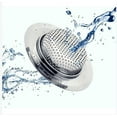 thumbnail image 2 of Kitchen Sink Strainer, Stainless Steel Sink Strainer, Kitchen Sink Grid, 18mm Deep, 2 Pieces 2.75 Inch/7cm (Small), 2 of 3