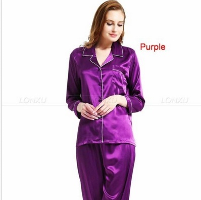 ladies silk satin nightwear