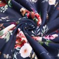 thumbnail image 6 of BORITAR Sunflower Toddler Blanket, Super Soft Double Layer Minky, Dark Blue Floral Print, 30x40 Inch, 6 of 7