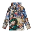 thumbnail image 2 of My Hero Academia Hoodie for Boys Girls, Novelty 3D Print Pullover Hooded for Kids, Fashion Lightweight Sweatshirt, Long Sleeve Hoodies with Pocket, S-XL, 2 of 6