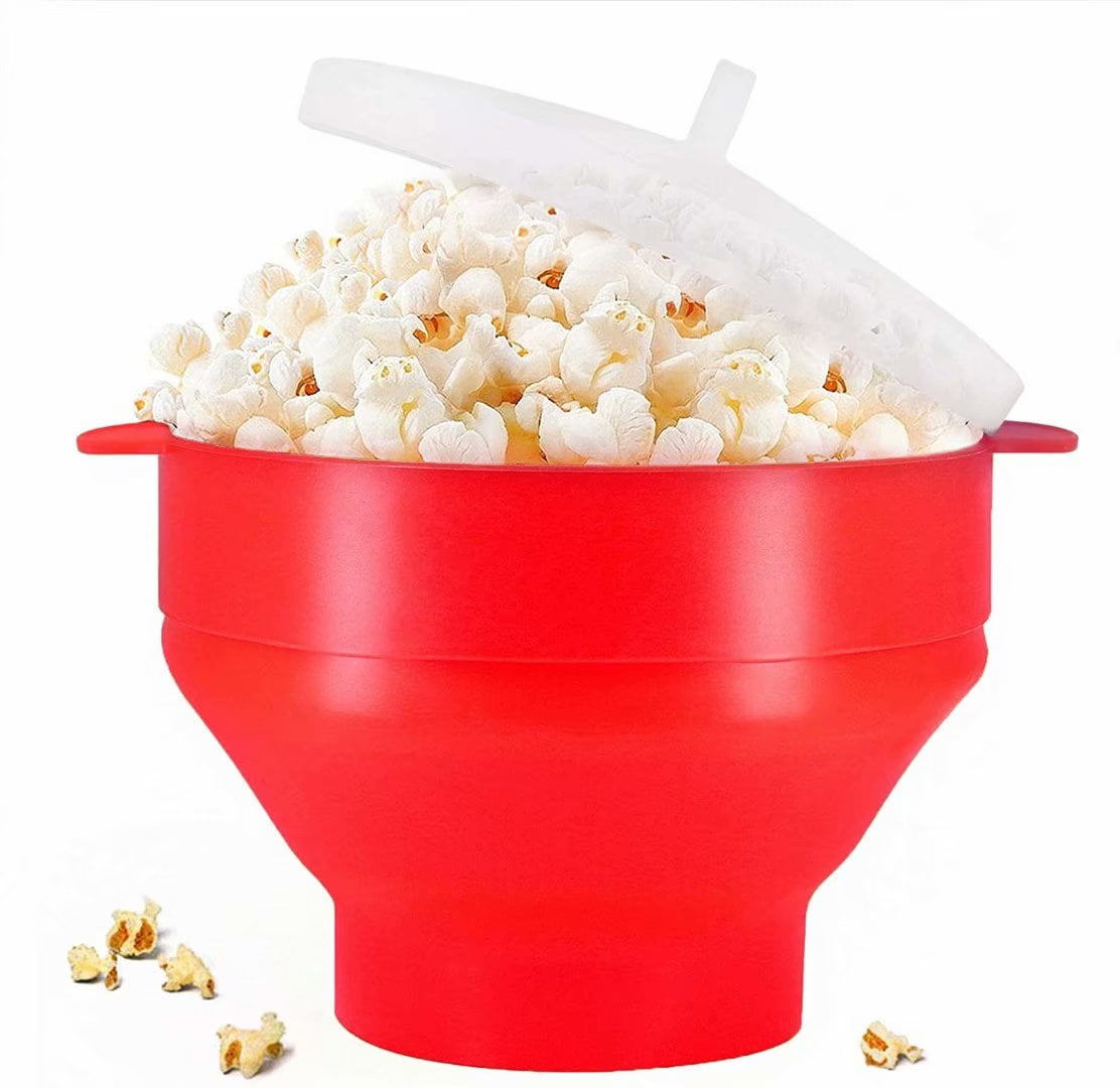 Gatuxe Popcorn Bucket, Kitchen Utensils Reusable Popcorn Maker Silicone... 