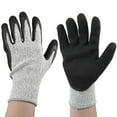 thumbnail image 2 of Guantes de trabajo, 1 par, accesorios de trabajo resistentes a cortes, guantes, máxima comodidad, 2 of 8