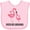 AD-Pink, variant on Inktastic Grandma Loves Me Flamingo Grandchild Girls Baby Bib