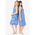 thumbnail image 3 of Dreams & Co. Plus Size 2-Pack Sleeveless Sleepshirt, 3 of 6