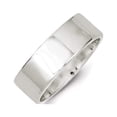 thumbnail image 6 of 925 Sterling Silver 7mm Flat Band Ring Size 8.5, 6 of 7