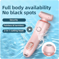 thumbnail image 3 of Er na Hair Removal Devices Painless Hair Removal Epilator USB Rechargeable Trimmer Women Body Razor Face Leg Armpit Bikini Hand Pubic Shaver Hair Remover, 3 of 8
