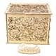 thumbnail image 1 of Yuarrent Caja de tarjeta de boda elegante madera DIY decoración nupcial con cerradura sobre cajas de tarjetas de regalo para recepción de boda Kits de decoración para fiestas JM01372, 1 of 6