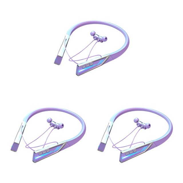 sweethay Auricular compatible con Bluetooth 800mAh Aviso de voz 15M Impermeable a prueba de sudor Control de botón estéreo Auriculares intrauditivos Type5 NO5