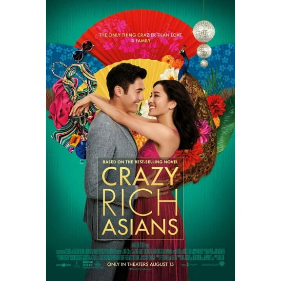 Poster Time Crazy Rich Asians Movie Poster 11in x 17 in 11x17 poster Color Category: Multi, Unframed, Ages: Adults
