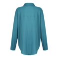 Mohiass Waffle Button Down Shirt Women Casual Knit Tops Long Sleeve