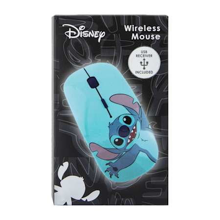 Disney Lilo & Stitch Stitch Wireless Mouse, Blue, 1 Count, 1 Pack