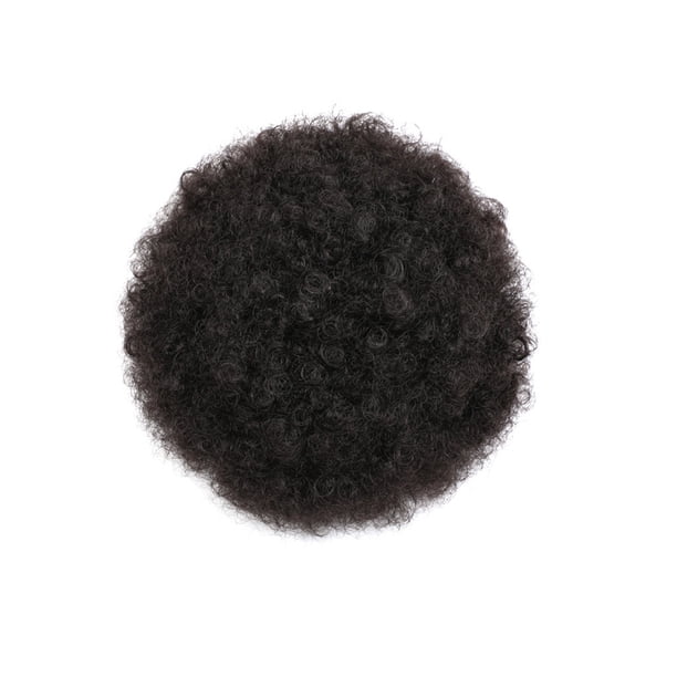 Qarigey Moño de pelo sintético Afro, coleta rizada, extensión de soplo, tocado, accesorios de estilismo, peluca con cordón Cuidado del cabello Tipo 2 Qarigey CE015819-02
