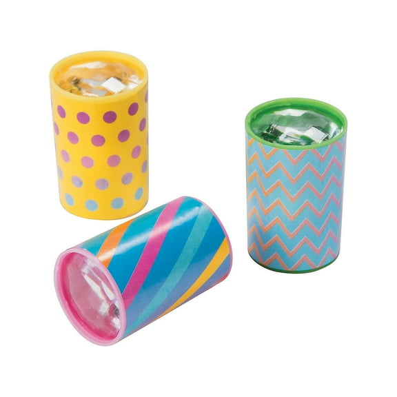 Dots And Stripes Prisms (2Dz) - Party Favors - 24 Pieces