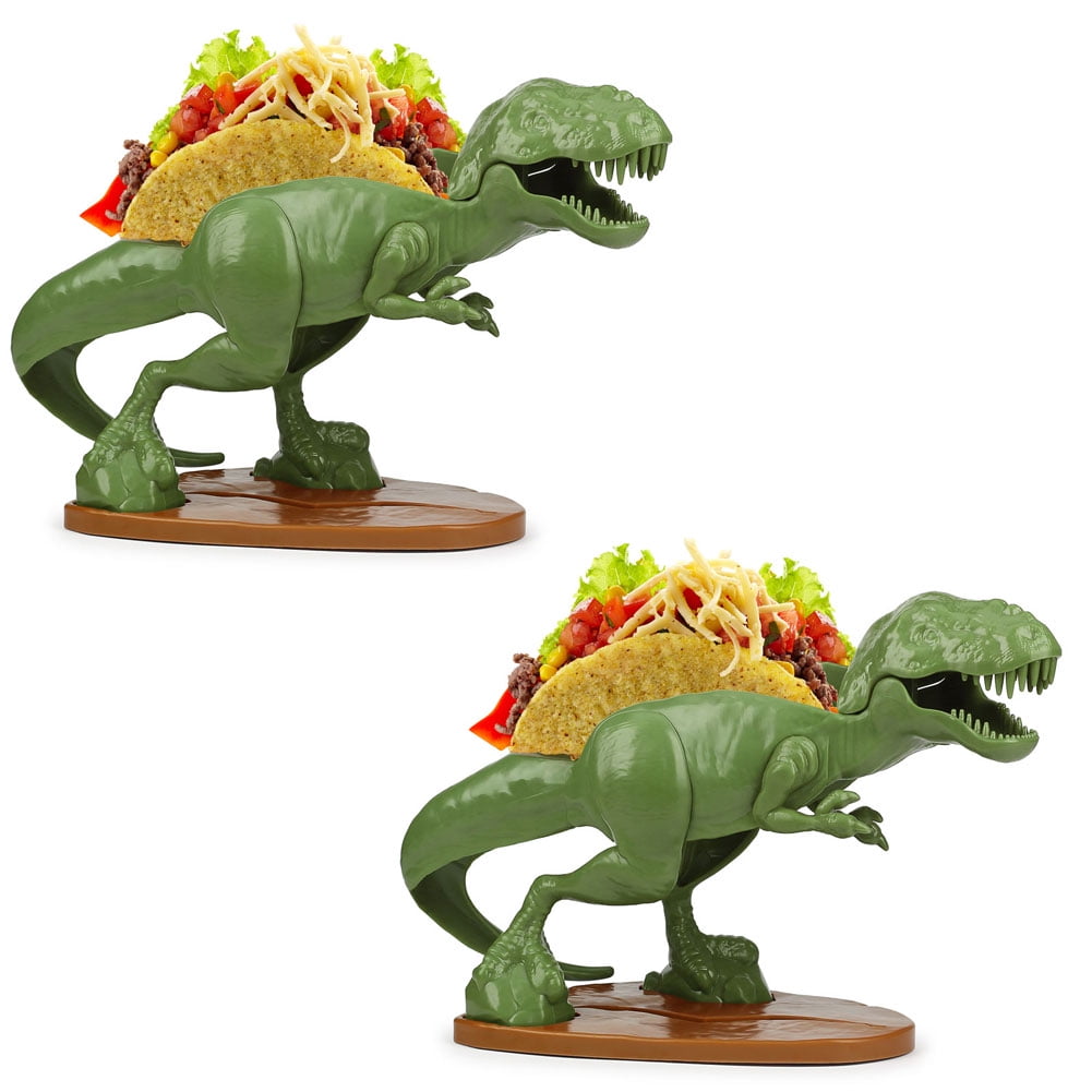 Prehistoric Meals ABS Free Set//6 Nachosaurus Snack Holder w//Dip Bowl