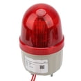 thumbnail image 3 of 220VAC Strobe Signal Light Bolt Fixed Red LED Warning Lights 75mm Diameter, 3 of 10