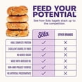 thumbnail image 6 of Sola Cinnamon and Raisin Protein Bagels, 14g Complete Protein, 12oz, 4 Count, 6 of 16