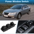 thumbnail image 2 of Interruptor de ventana eléctrica único para el lado del conductor delantero para Hyundai Sonata 2005-2007 Negro, 2 of 7