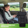 thumbnail image 7 of Yonktoo Anti-Slip, Thick Padding Baby Car Seat Protector with 2 Storage Pockets, Black -2 Pack, 7 of 7