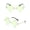 Green, variant on Only Moment Sunglasses Polyester Polarized UV400 Protection Lens Big Frame Fashion Glasses Trendy Stylish Shade Black One Size